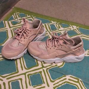 Rose gold Nike sneakers